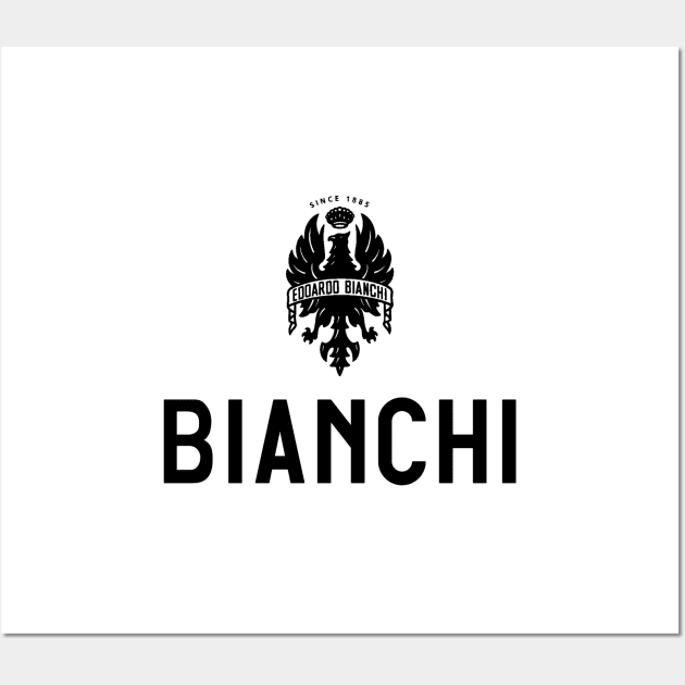 Bianchi Bike Potrait Logo Wall Art by bike-man